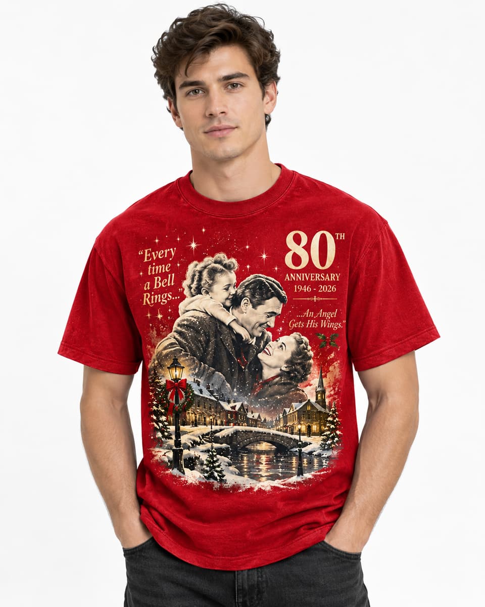 Everytime A Bell Rings An Angel Gets His Wings 80th Anniversary Shirt