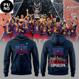 FC Barcelona Superchampions 2025_26 Spanish Super Cup Champions Hoodie T-Shirt