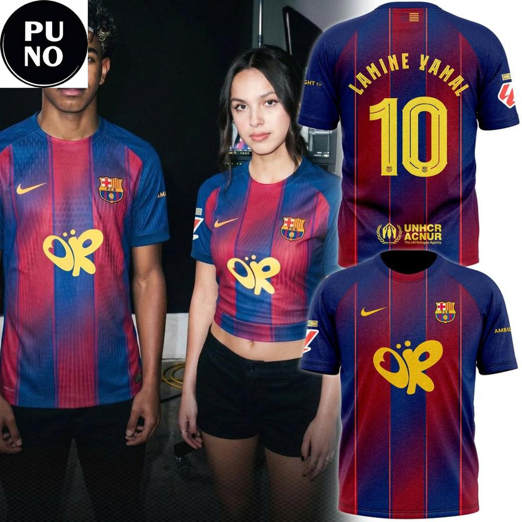 FC Barcelona x Olivia Rodrigo Home Jersey Personalized Shirt
