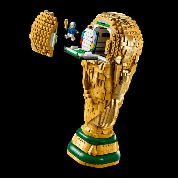 FIFA World Cup Golden Championship Trophy Brick Lego Building