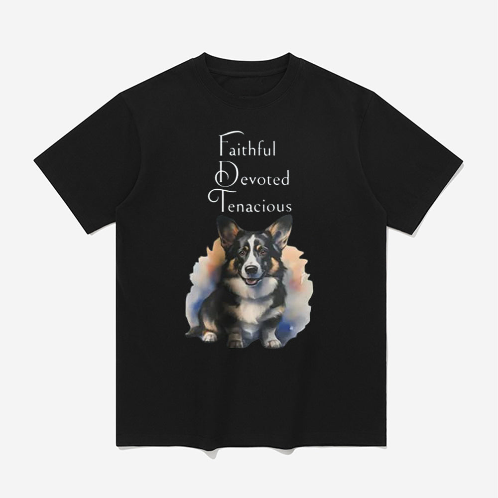 Faithful Devoted Tenacious FDT Dog Shirt