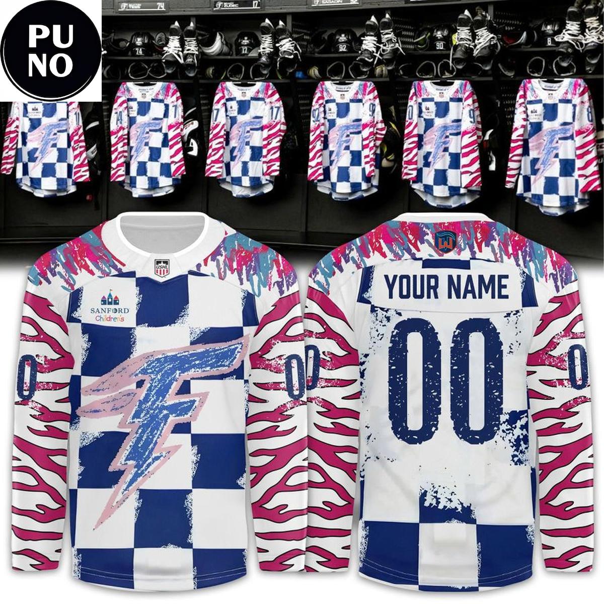 Fargo Force Sanford Children’s 2026 Personalized Hockey Jersey