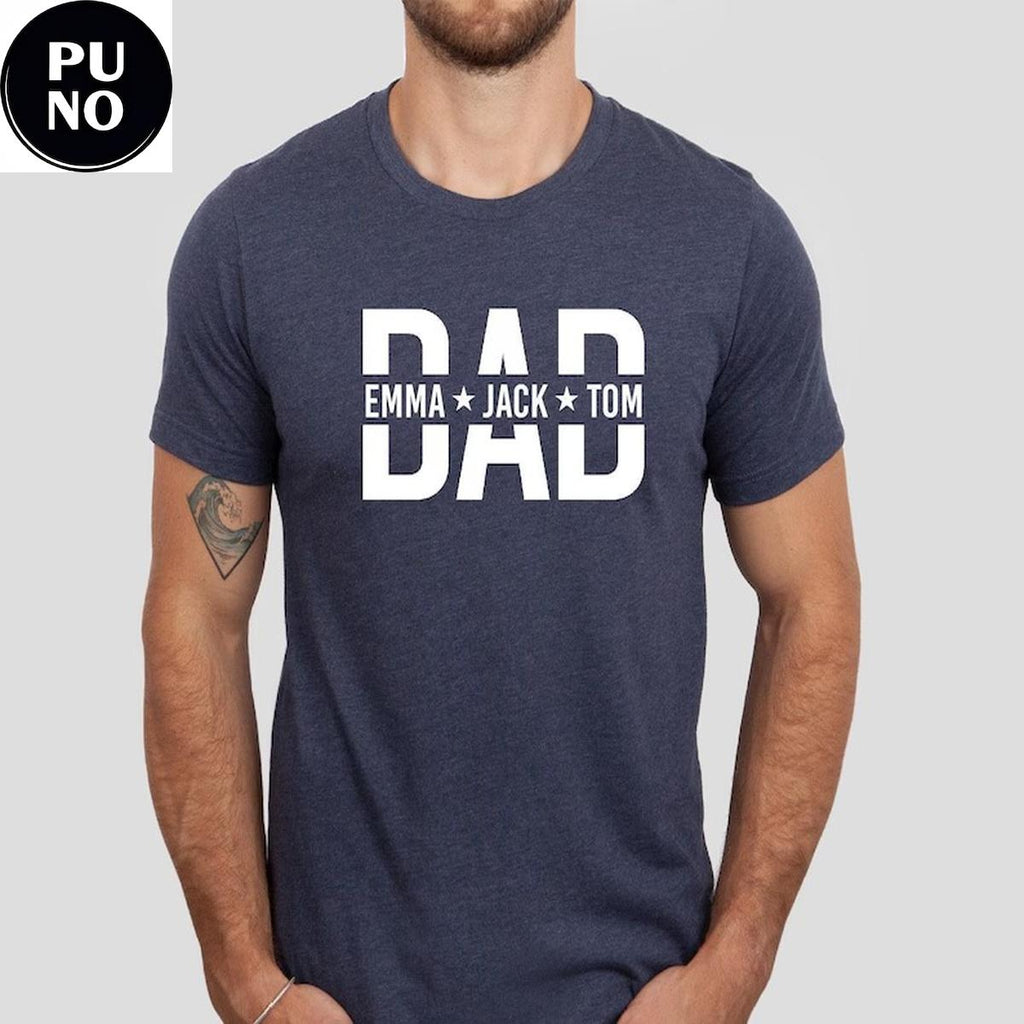 Father’s Day Gift 2026 Personalized Dad With Kids Names Shirt