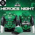 Fayetteville Marksmen x Heroes Night 2026 Green Lantern Hoodie