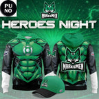 Fayetteville Marksmen x Heroes Night 2026 Green Lantern Hoodie