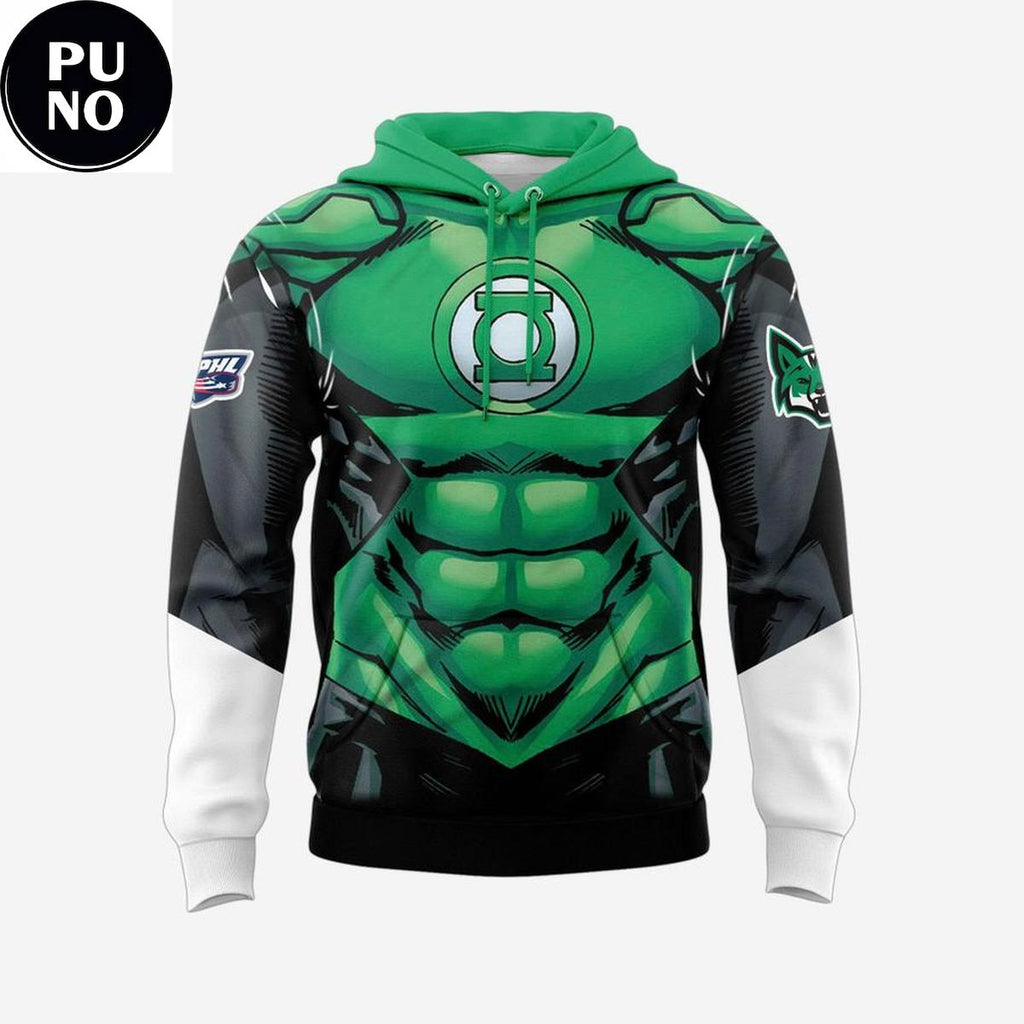Fayetteville Marksmen x Heroes Night 2026 Green Lantern Hoodie
