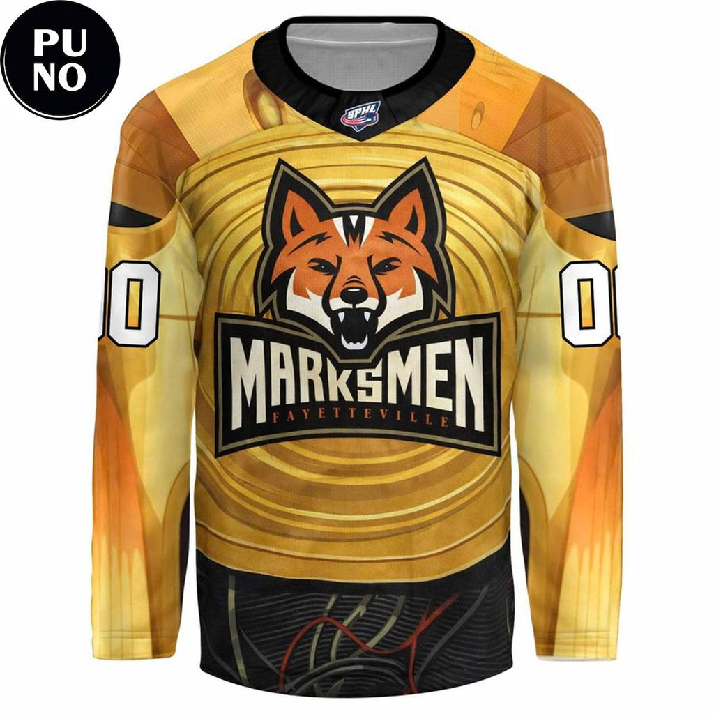 Fayetteville Marksmen x Star Wars Night 2026 Personalized Hockey Jersey