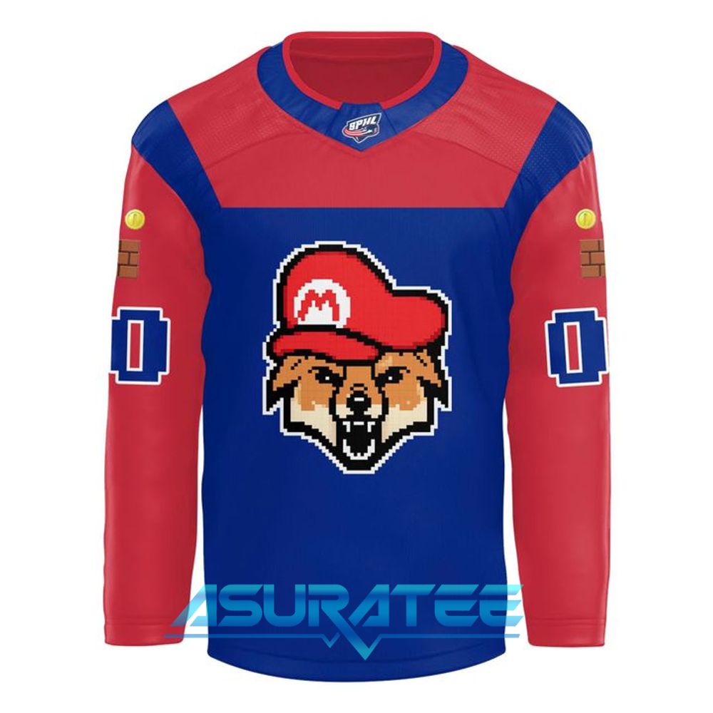 Fayetteville Marksmen x Super Mario 2025 Special Hockey Jersey