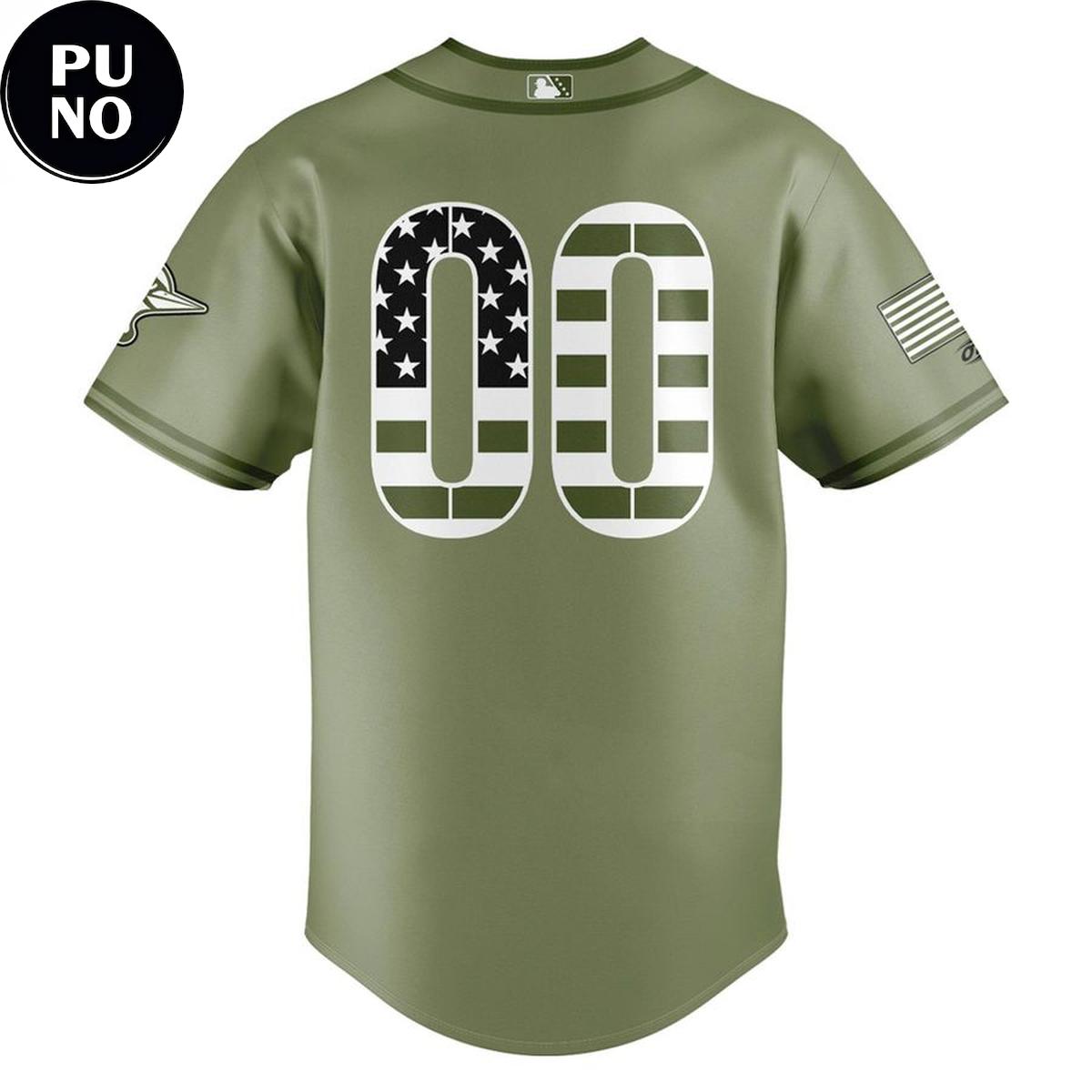Fayetteville Woodpeckers 2026 Military Appreciation Night Personalized Baseball Jersey