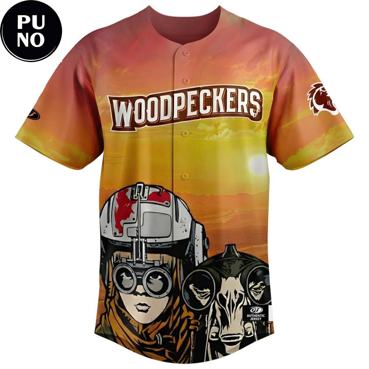 Fayetteville Woodpeckers 2026 Star Wars Night Personalized Baseball Jersey