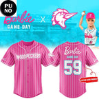 Fayetteville Woodpeckers x Barbie Game Day 2026 Baseball Jersey