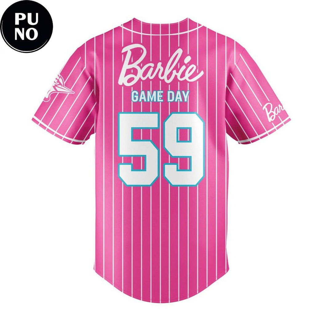 Fayetteville Woodpeckers x Barbie Game Day 2026 Baseball Jersey