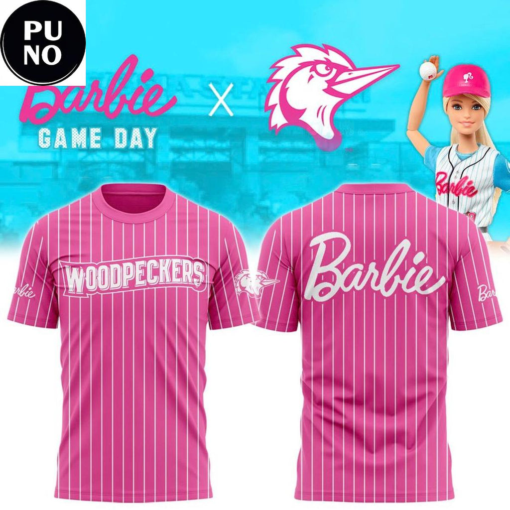Fayetteville Woodpeckers x Barbie Game Day 2026 Hoodie T-Shirt