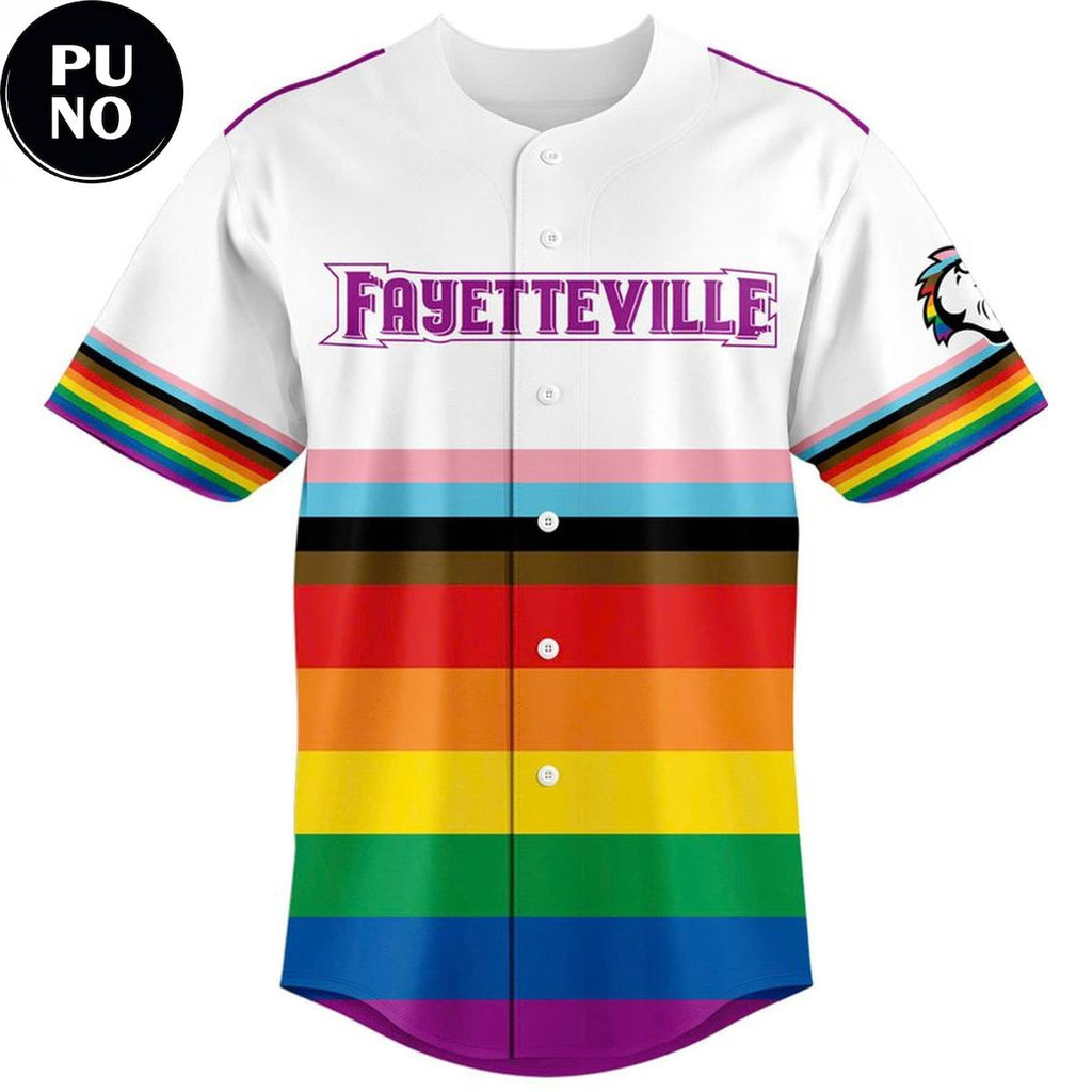 Fayetteville Woodpeckers x Pride Night 2026 Personalized Baseball Jersey