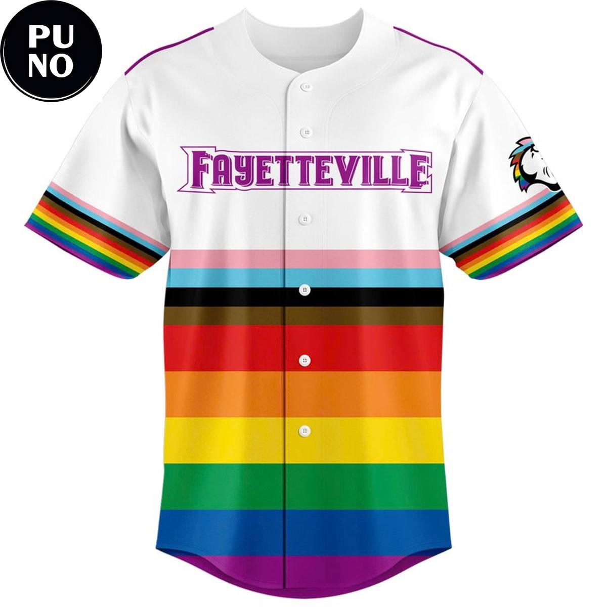 Fayetteville Woodpeckers x Pride Night 2026 Personalized Baseball Jersey