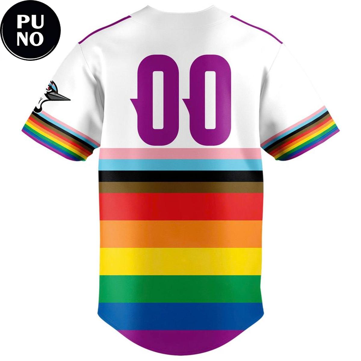 Fayetteville Woodpeckers x Pride Night 2026 Personalized Baseball Jersey
