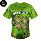 Fayetteville Woodpeckers x Teenage Mutant Ninja Turtle 2026 Personalized Baseball Jersey