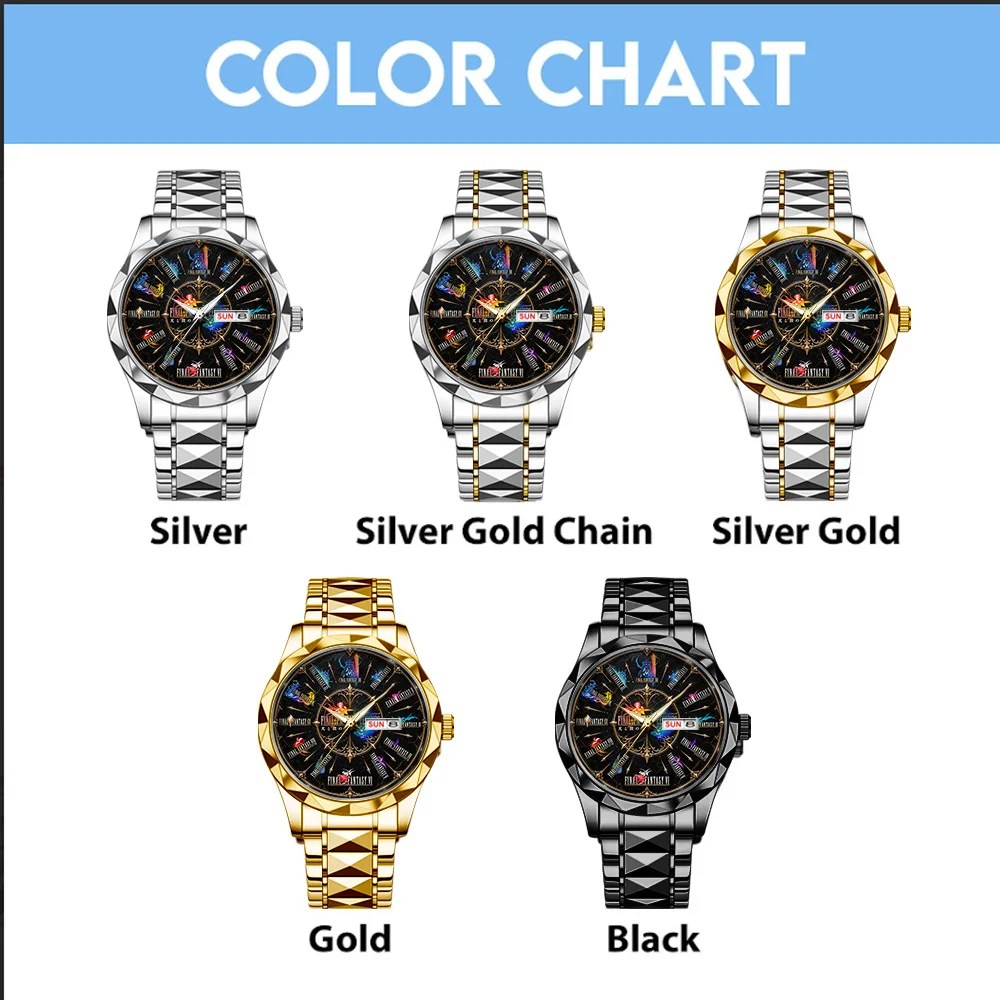 Final Fantasy Alloy Luxury Quartz Watch – GNE9180