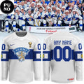 Finland National Team Leijonat 2026 IIHF World Champions Personalized Hockey Jersey