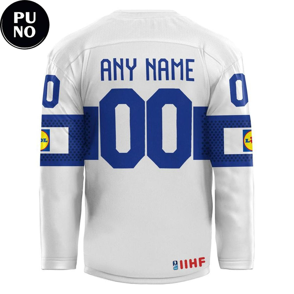Finland National Team Leijonat 2026 IIHF World Champions Personalized Hockey Jersey