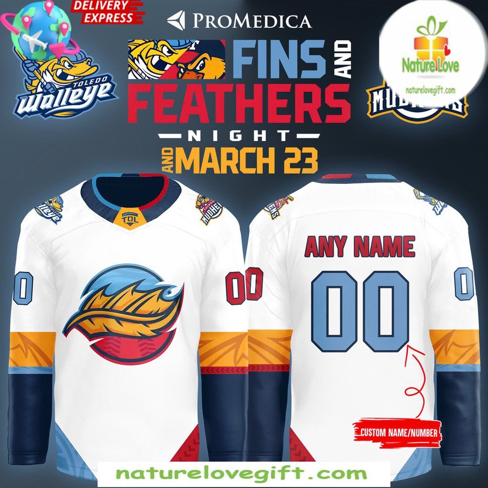 Hockey Jersey Fins Feathers Specialty Sports Apparel