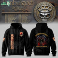 Five Finger Death Punch Golden Wreath Skull Hoodie Edition
