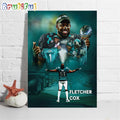 Fletcher Cox Congratulations on an amazing NFL Career Wall Art Poster Canvas
