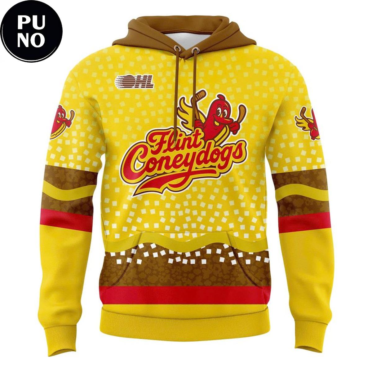 Flint Firebirds Flint Coneydogs 2026 OHL Hoodie
