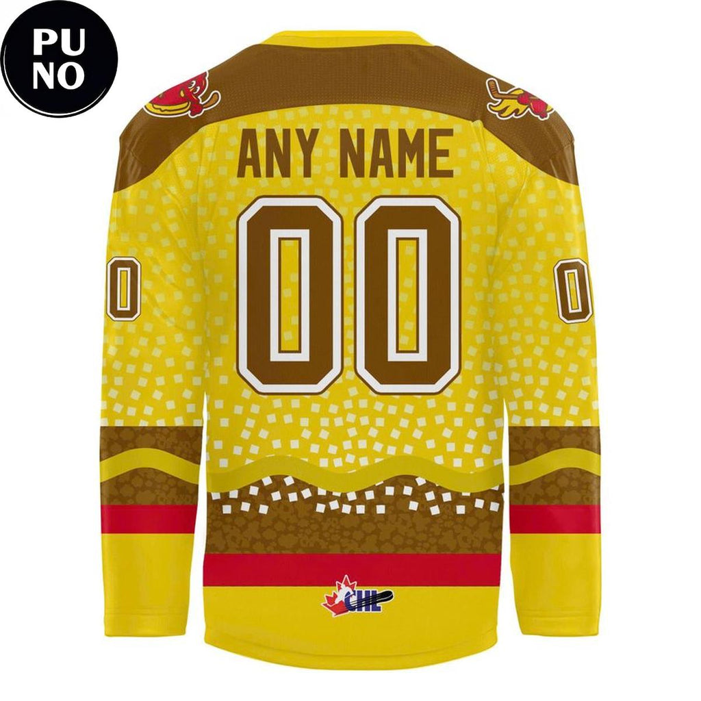 Flint Firebirds Flint Coneydogs 2026 OHL Personalized Hockey Jersey