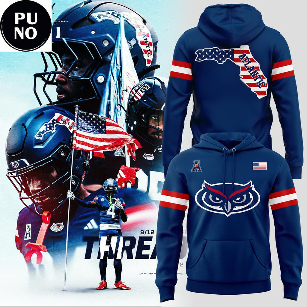 Florida Atlantic Owls 2026 American Threads Hoodie T-Shirt