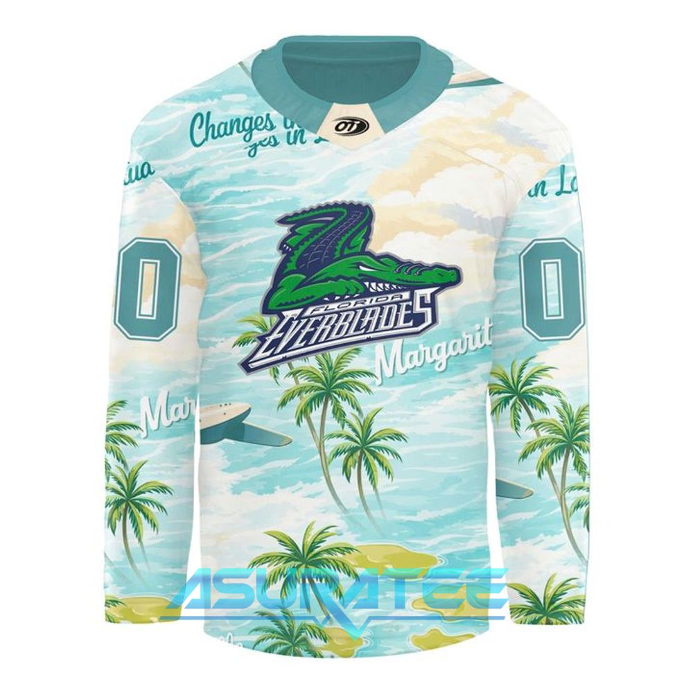 Florida Everblades x Margaritaville Night Hockey Jersey 2026