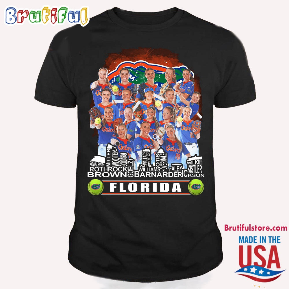Florida Gators Women’s Baseball 2024 Team Player T Shirt