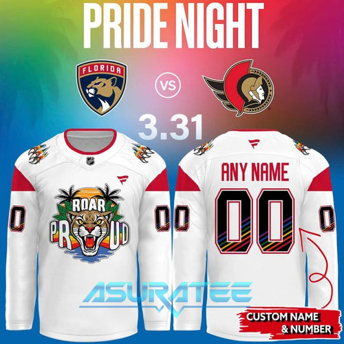 Florida Panthers 2026 Pride Night Limited Edition Hockey Jersey