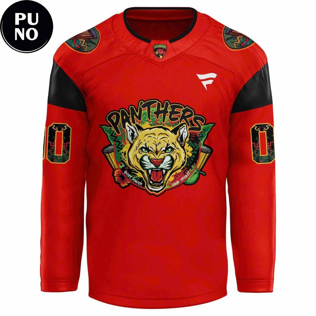 Florida Panthers Black History Night 2026 Personalized Hockey Jersey