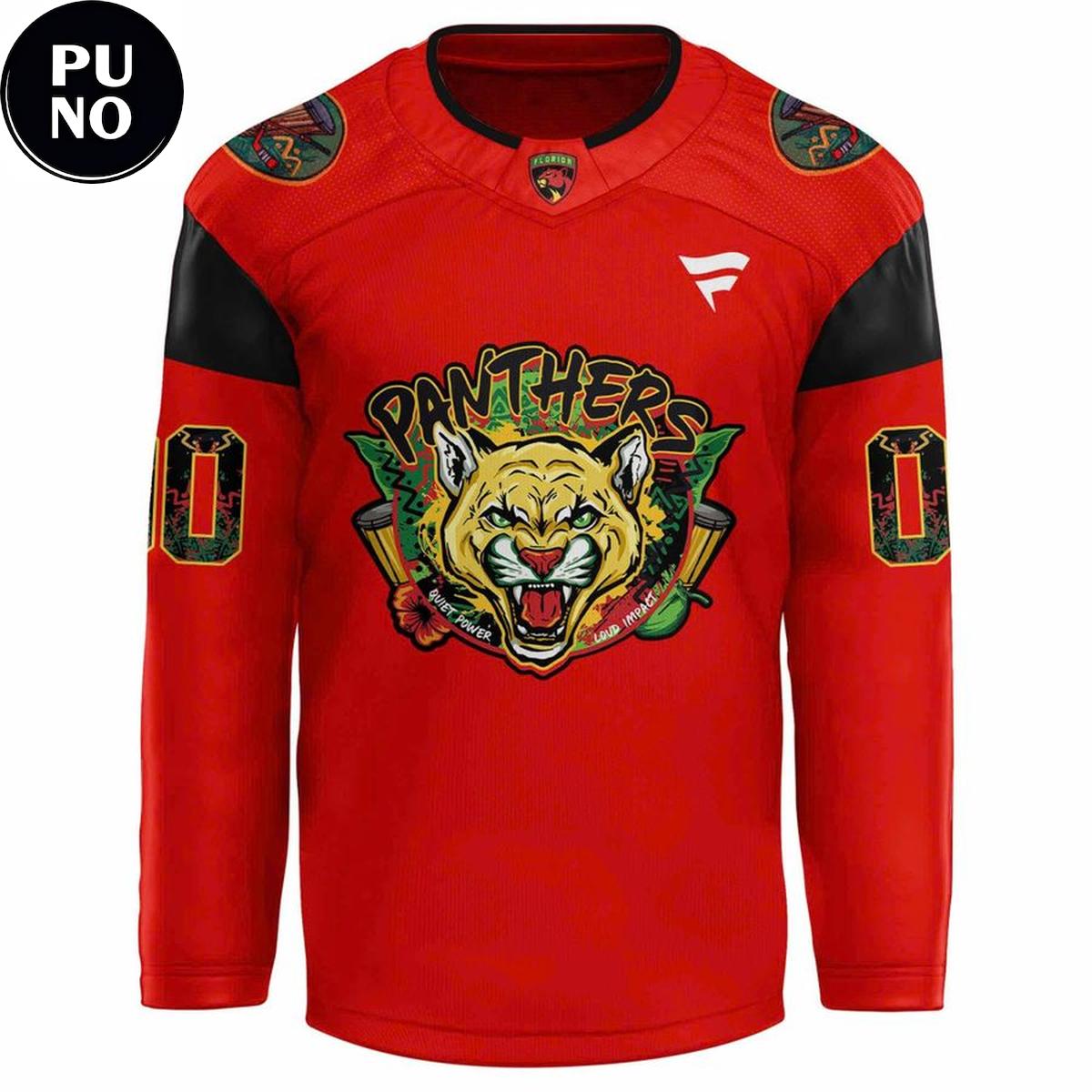 Florida Panthers Black History Night 2026 Personalized Hockey Jersey