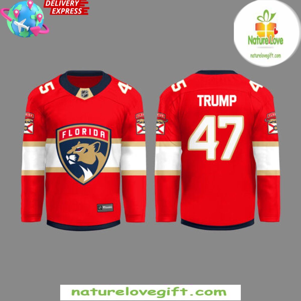 Florida Panthers Hockey Jersey Trump 47 Limited Edition