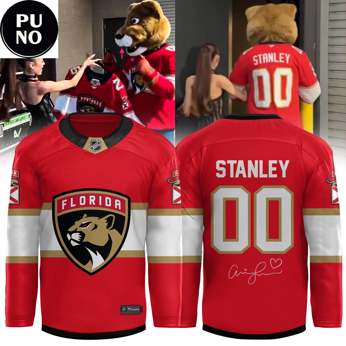 Florida Panthers x Ariana Grande 2026 Personalized Hockey Jersey