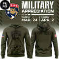 Florida Panthers x Military Appreciation Night 2026 Hoodie T-Shirt