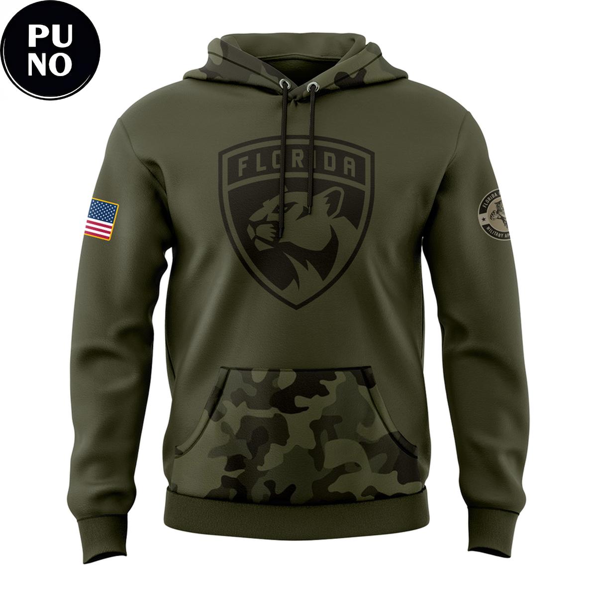 Florida Panthers x Military Appreciation Night 2026 Hoodie T-Shirt