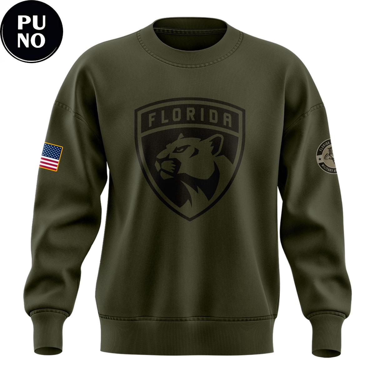 Florida Panthers x Military Appreciation Night 2026 Hoodie T-Shirt