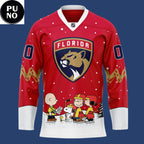 Florida Panthers x Peanuts Night 2026 Personalized Hockey Jersey