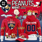 Florida Panthers x Peanuts Night 2026 Personalized Hoodie T-Shirt