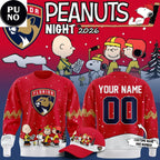 Florida Panthers x Peanuts Night 2026 Personalized Hoodie T-Shirt