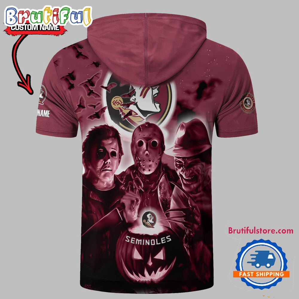 Florida State Seminoles Horror Characters Essential Halloween Sleeveless Hoodie