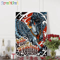 Foo Fighters Hellfest Open Air Festival 2024 Wall Art Poster Canvas