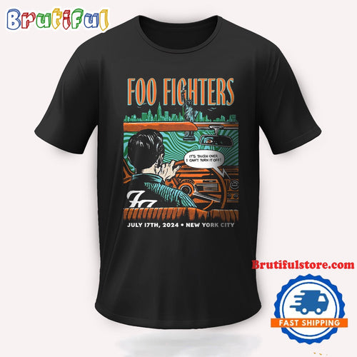 Foo Fighters July 17 2024 Tour Citi Field New York NY US T Shirt
