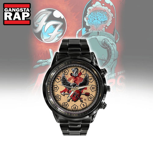 Foo Fighters Light Tour Stainless Steel Watch, Foo Fighters Music Band Watch