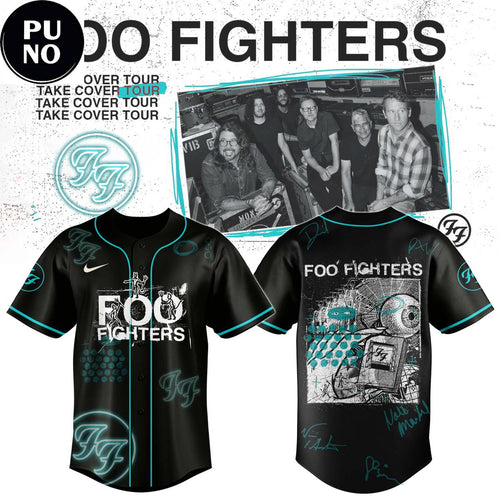 Foo Fighters Take Cover Tour 2026 Baseball Jersey