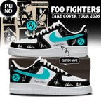 Foo Fighters Take Cover Tour 2026 Custom Name Air Force 1 Shoes