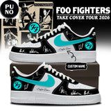 Foo Fighters Take Cover Tour 2026 Custom Name Air Force 1 Shoes